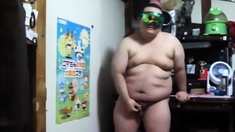 Young Asian Chub jerking