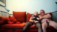 German Granny On Webcam