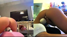 Cute blonde amateur webcam teen masturbating