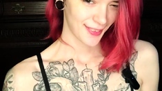 Cute Redhead Teen Handjob