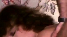 Big ass brunette enjoys a good anal pounding