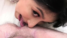 Real amateur teen giving brain POV and she cant have enough