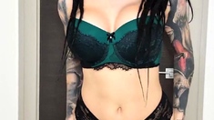 Hottest brunette solo webcam masturbation 2