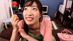 Japanese teen blowjob with creamy mustache