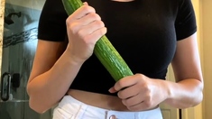 Awesome Amateur teen blonde toying pussy