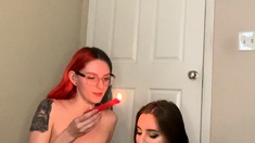 Redhead Small Tit Amateur Dripping Cum