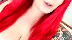 Hot Busty Webcam Babe Masturbate Solo