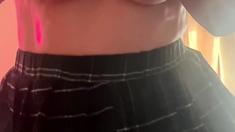 Big boobs milf masturbates with her dildo