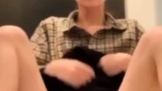 Amateur Asian Webcam Strip Masturbation