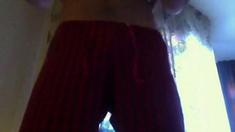 Twink Shows Off His Smooth Bubble Butt on Webcam