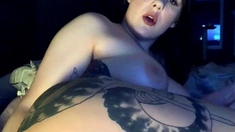 Amateur Brunette Anal Toy
