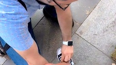 Busty Amateur Blonde Banged In Public Outdoor