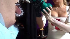fistingqueen mr hankeys toys in deep anal action extreme