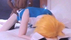 Daddy Drills Sissy Slut Bareback