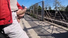 Mature Outdoor Handjob Adventure With Daddy