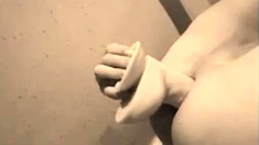 Twink Takes A Big Dildo Balls Deep