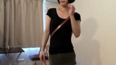 Crossdresser Wearing A Mini Skirt