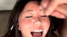 Asian Whore Double Cum Facial