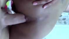 Thai twink creampie