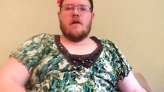 Fat Fat Faggot Crossdresser