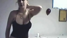 Big bouncing Canadian boobs