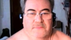 hot argentinian grandpa wanking and cumming