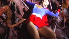 SuperGirl Ravaged by Tentacles!